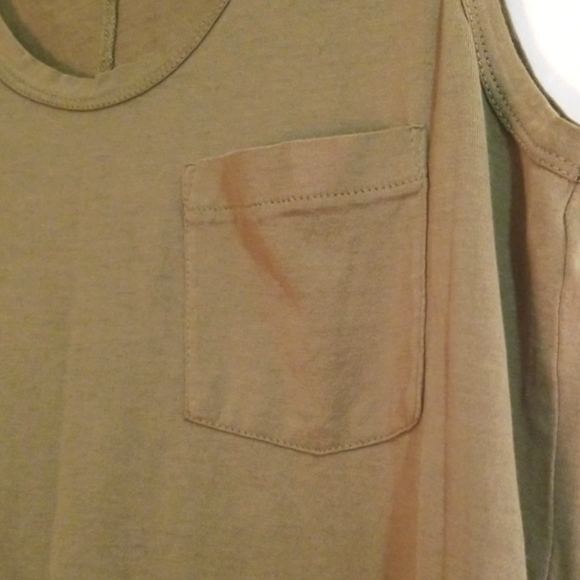 J Crew Green Sleeveless Pocket T Shirt Dress XXS - Picture 4 of 6